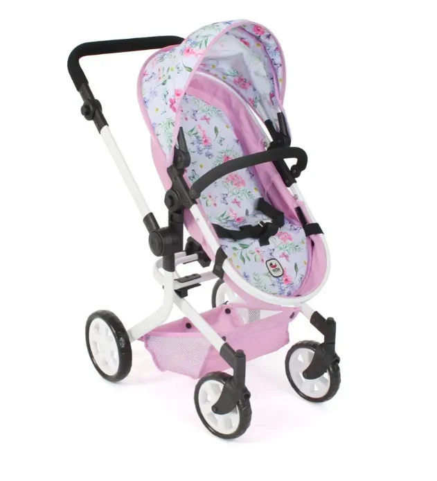 Bayer Chic Kombi Nukenvaunut Pinkki / Kukka - Image 4