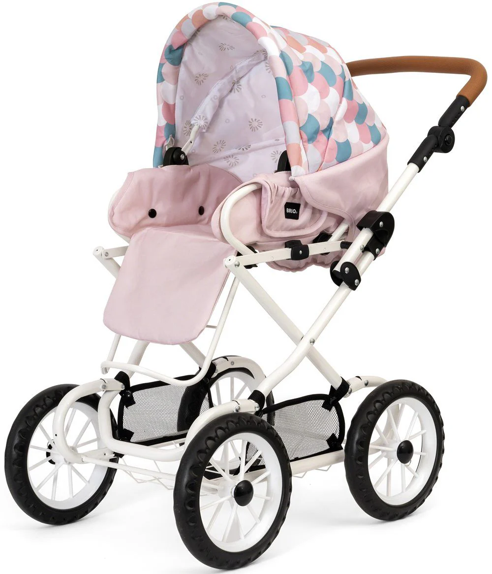 Brio Combi nukenvaunu Vaaleanpuna/Pisara - Image 4