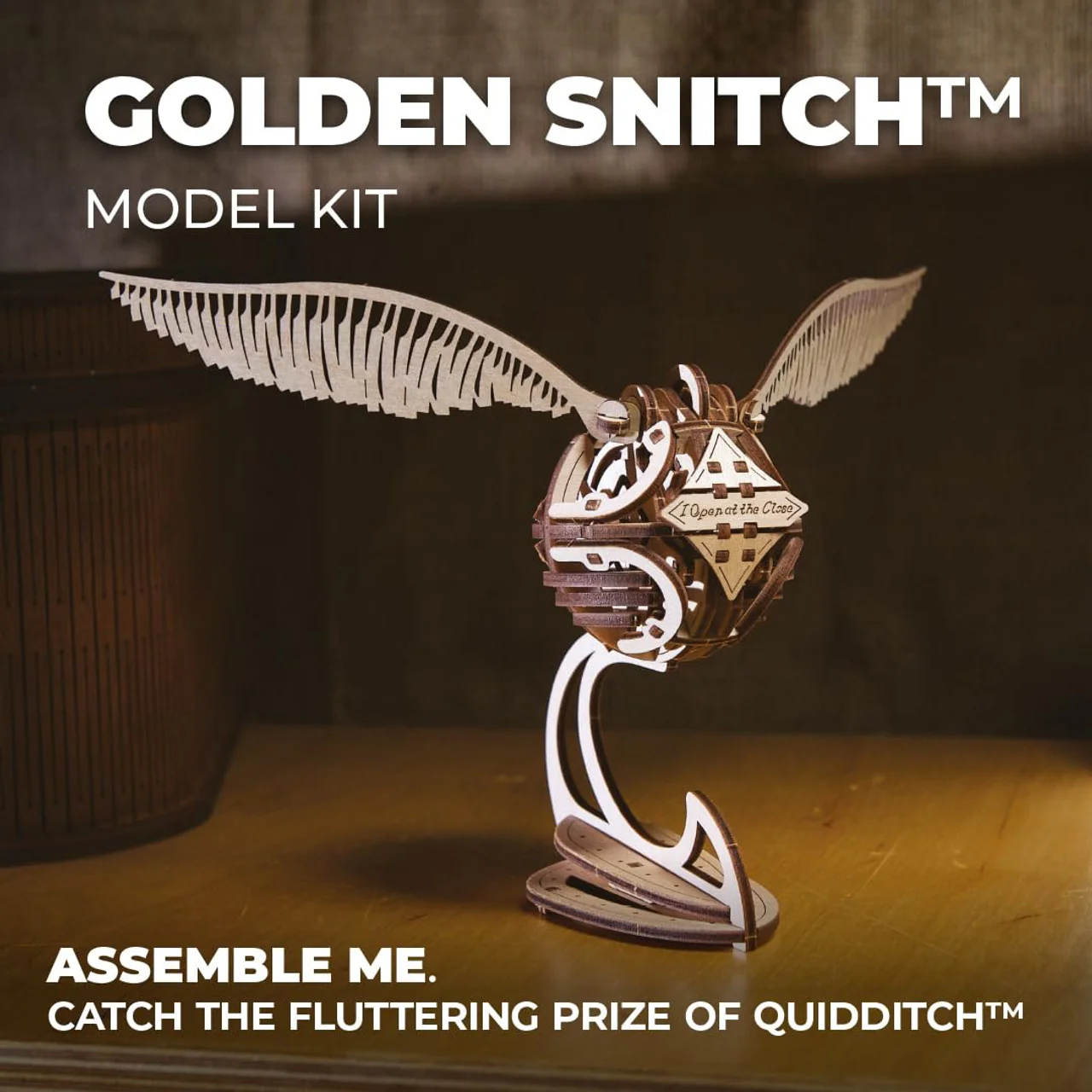 Ugears Rakennussarja Harry Potter Golden Snitch - Image 3