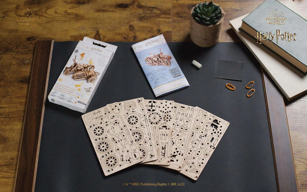 Ugears Harry Potter Hagrids Flying Motorbike - Image 8